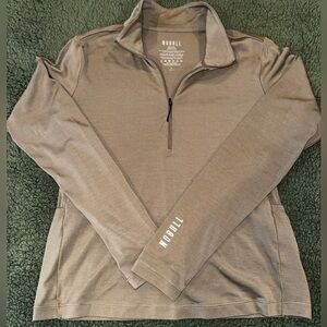 NOBULL Women’s Blended Merino Wool 1/4 Zip Pullover- Size L